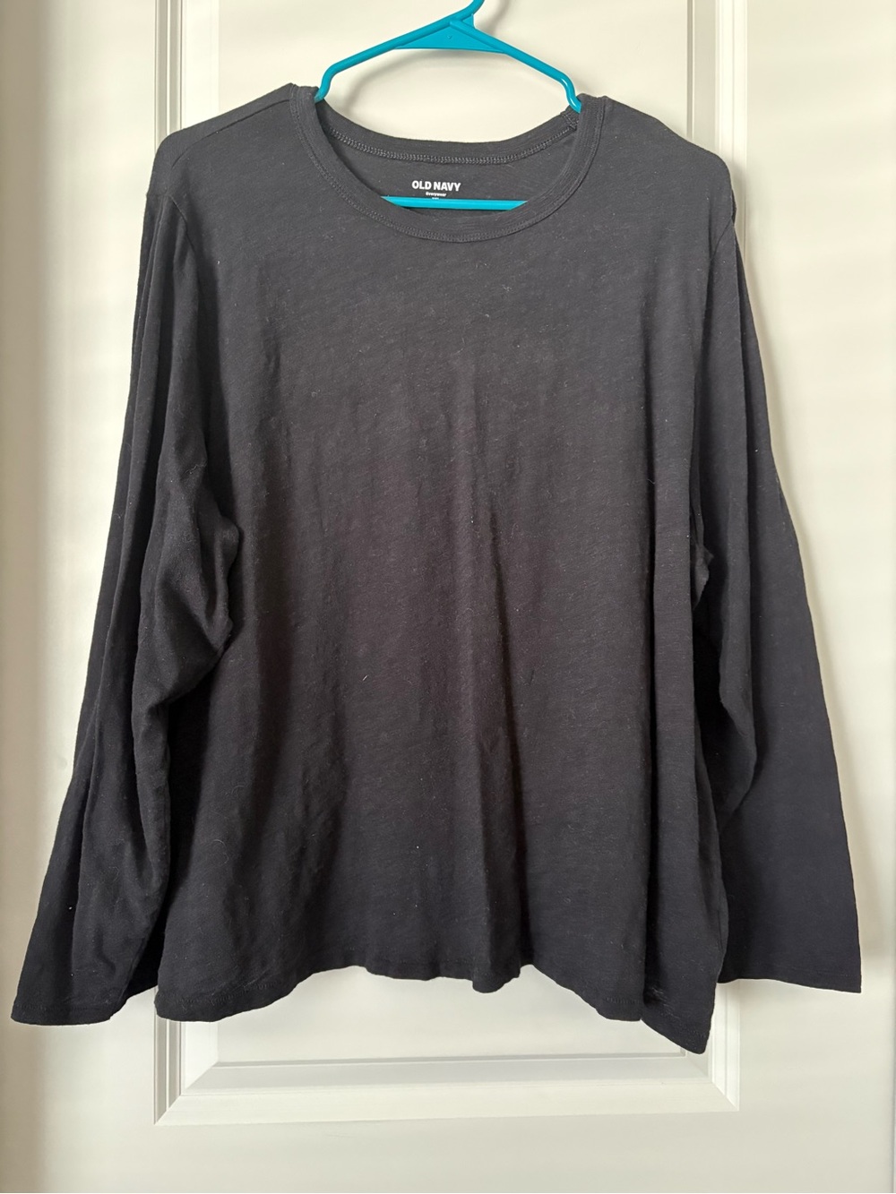 Black Old Navy Everywear Long Sleeve Shirt